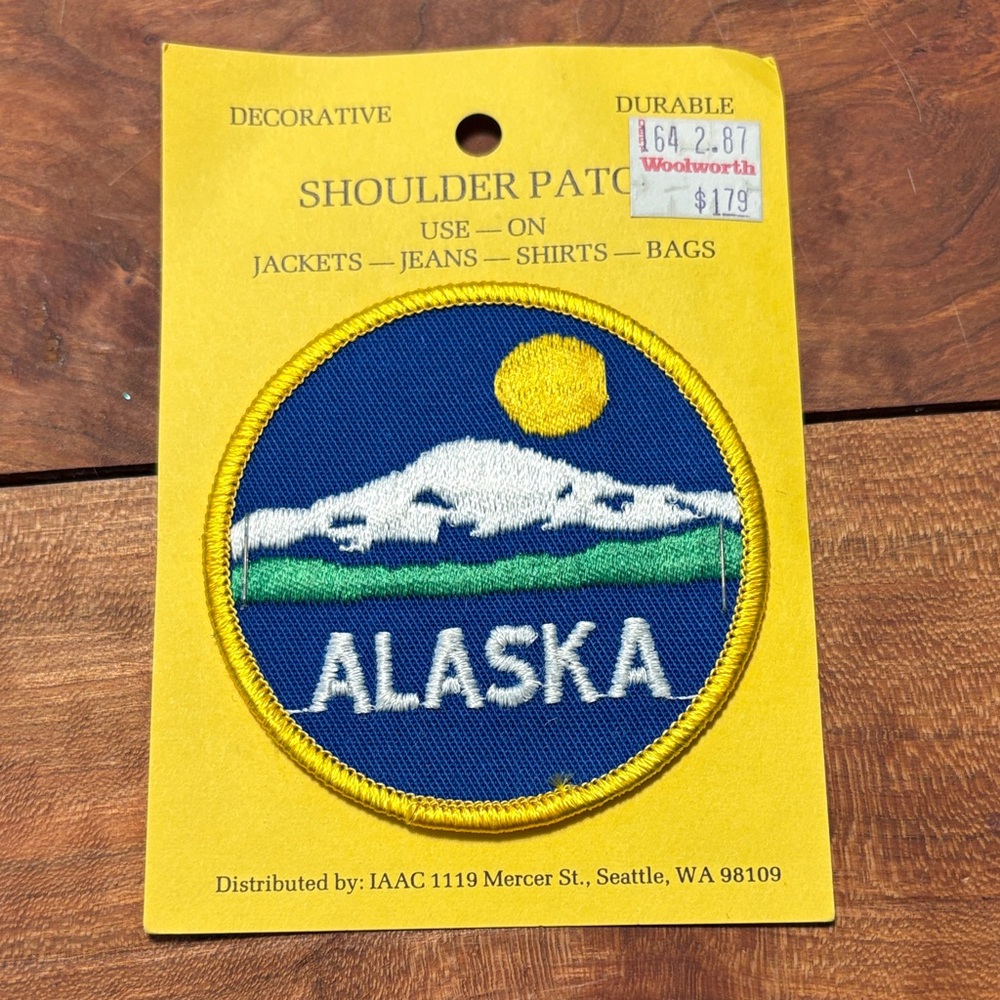 Vintage Alaska Decorative Shoulder Patch